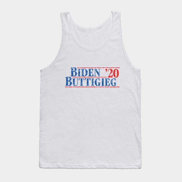 Joe Biden and Pete Buttigieg on the one ticket. Politique Biden Buttigieg 2020 Vintage Designs Tank Top by YourGoods